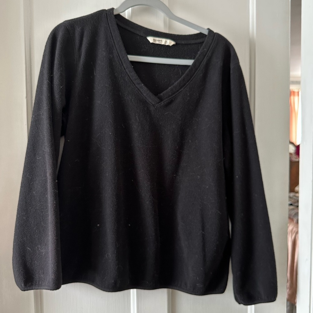 True Black Fleece Long Sleeve from Old Navy Size Large